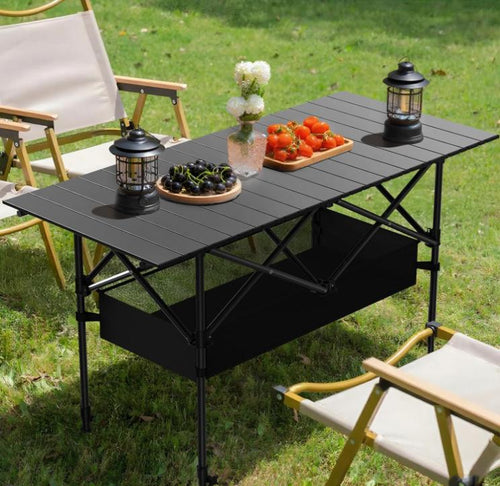 height adjustable portable outdoor table
