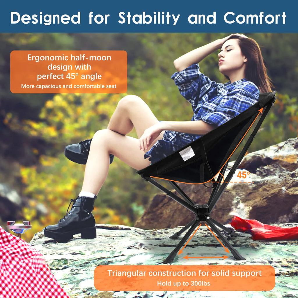 360° Swivel Camping Chairs