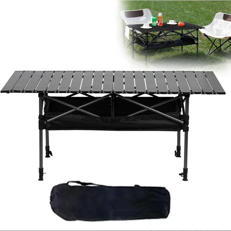 height adjustable portable outdoor table