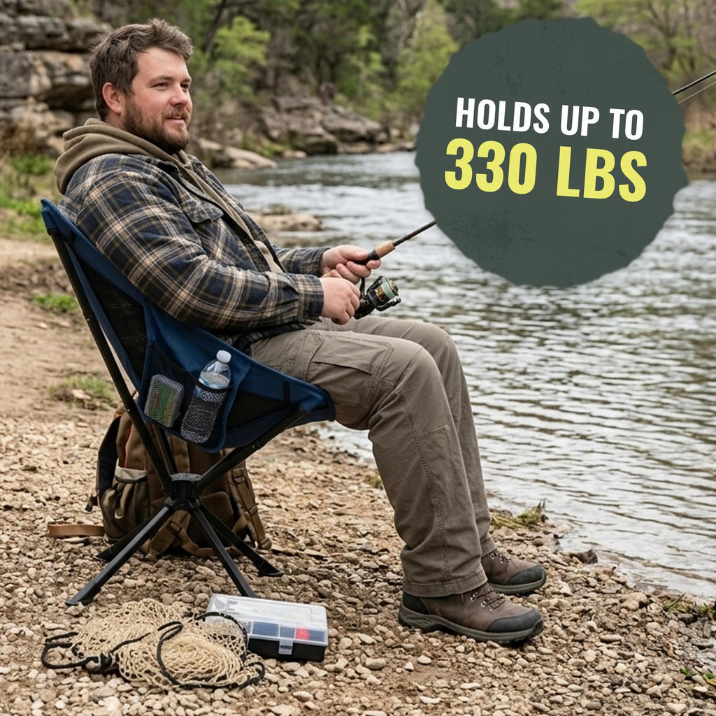 360° Rotation Swivel Camping Chair